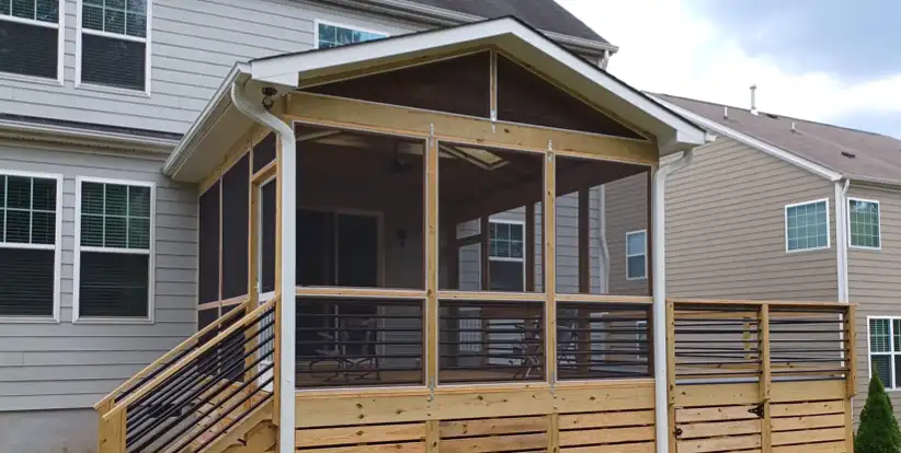 Screened Porch design and installation in Chapel Hill, North Carolina