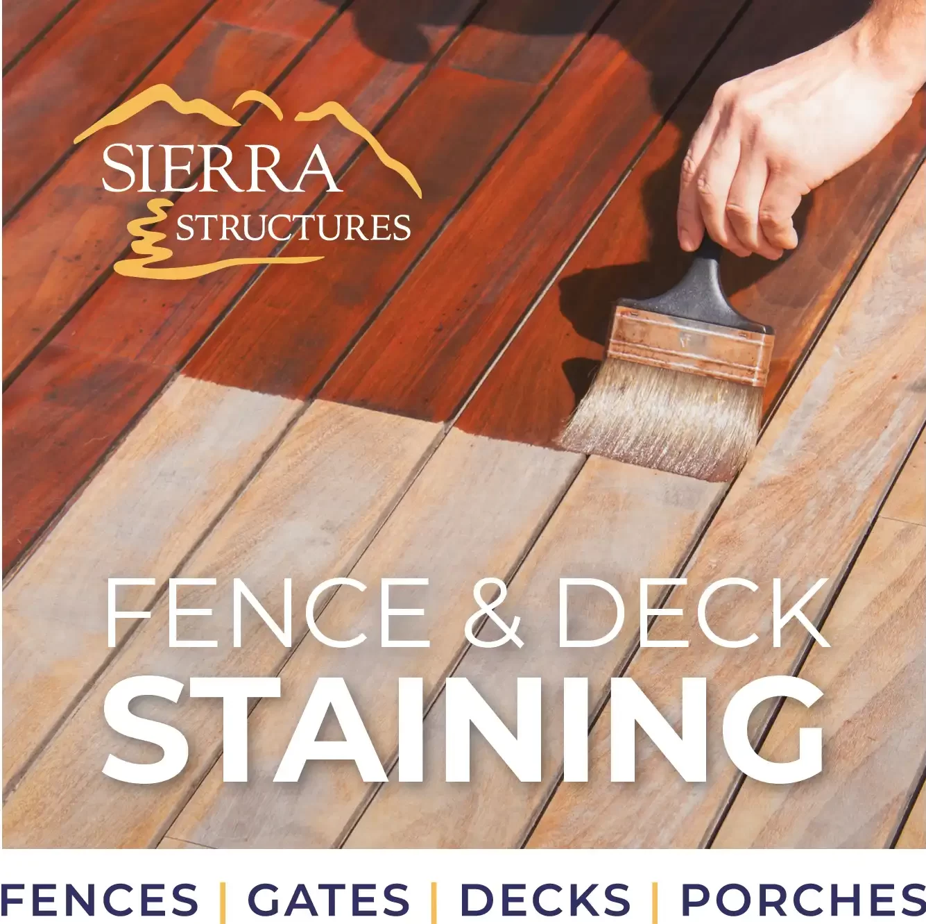 Fence and Deck staining