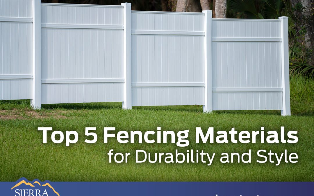 Top 5 Fencing Materials for Durability and Style in 2025